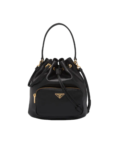 Prada Duet Shoulder Bag Leather