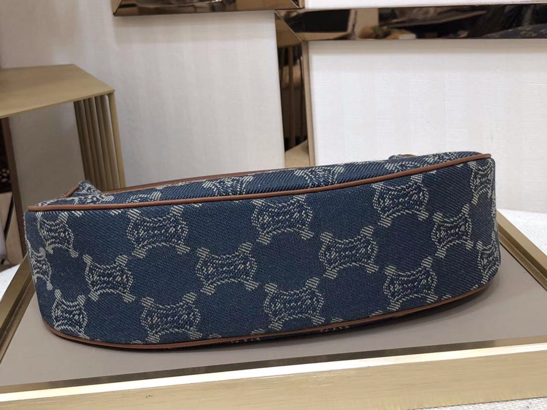 Top Quality Ava Bag In Triomphe Xl Canvas Denim Travel Bag
