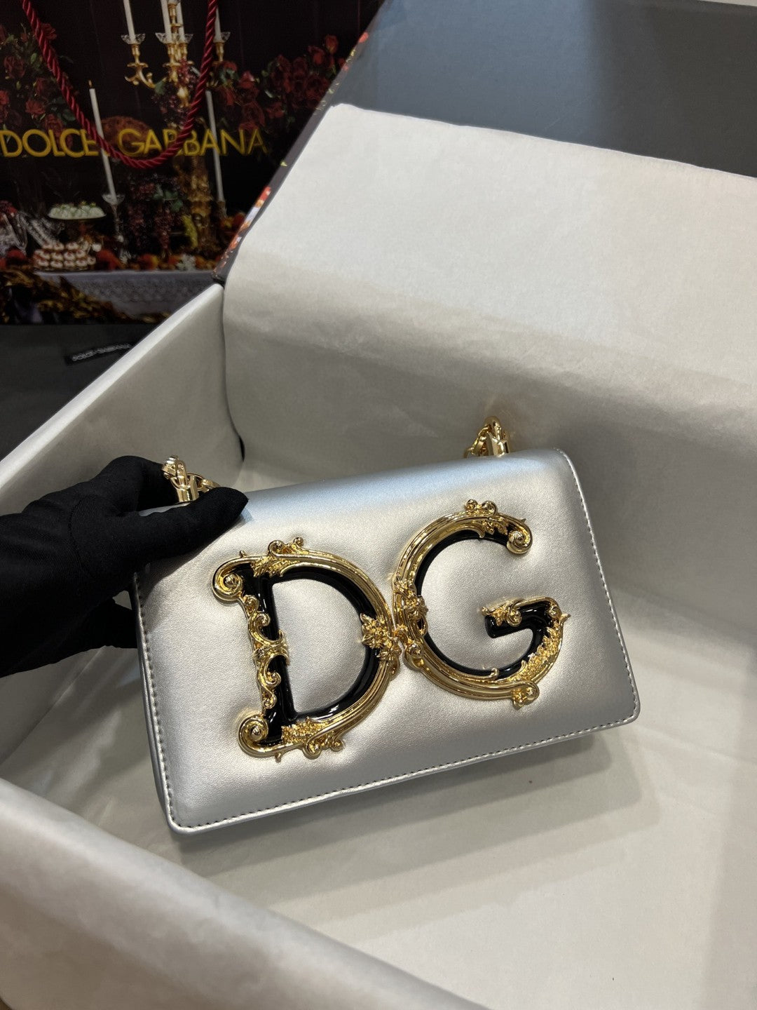 Nappa Girls Silver Shoulder Bag