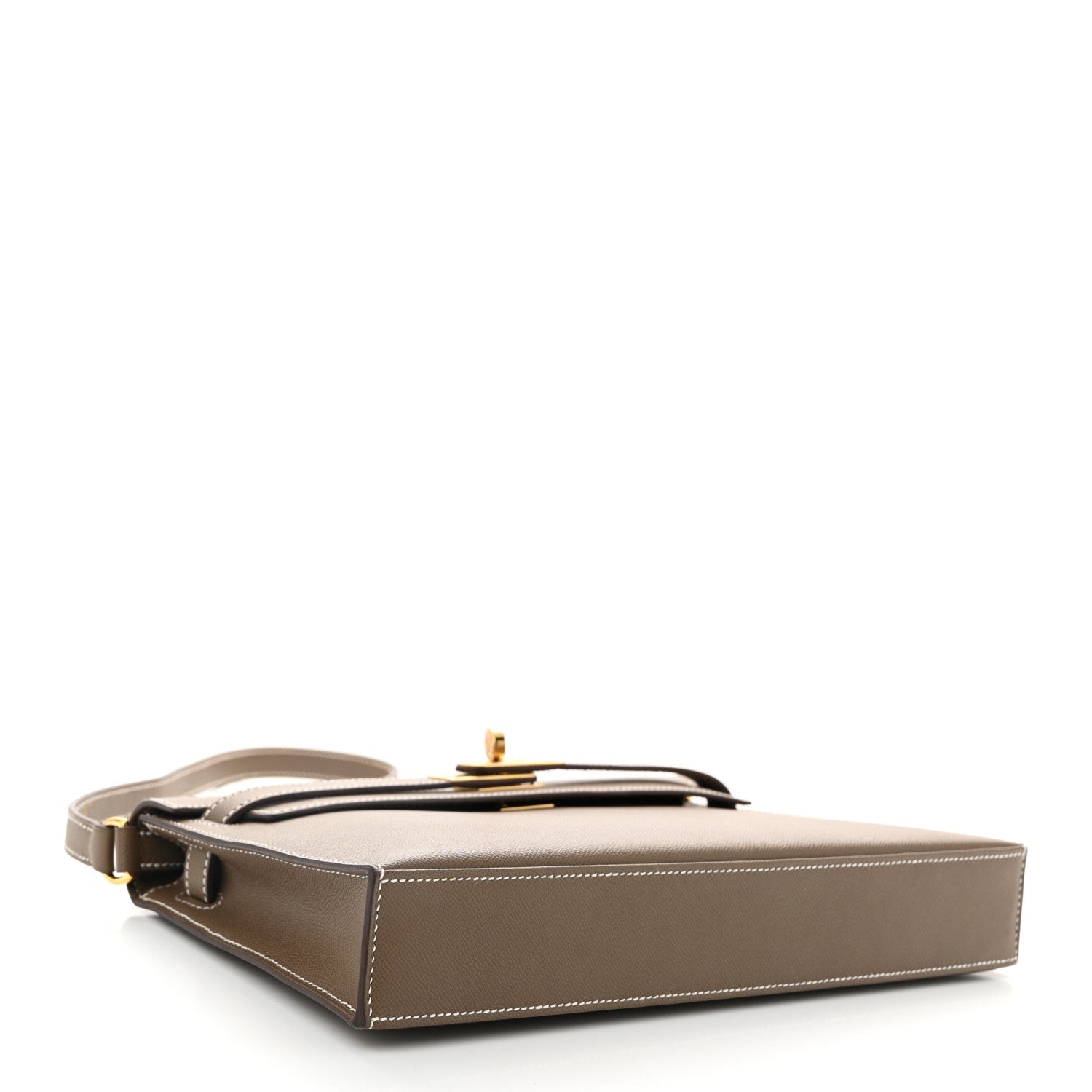 Hermes Madame Calfskin Kelly Elan Etoupe Handbag Travel Bag Elan Etoupe 1732939