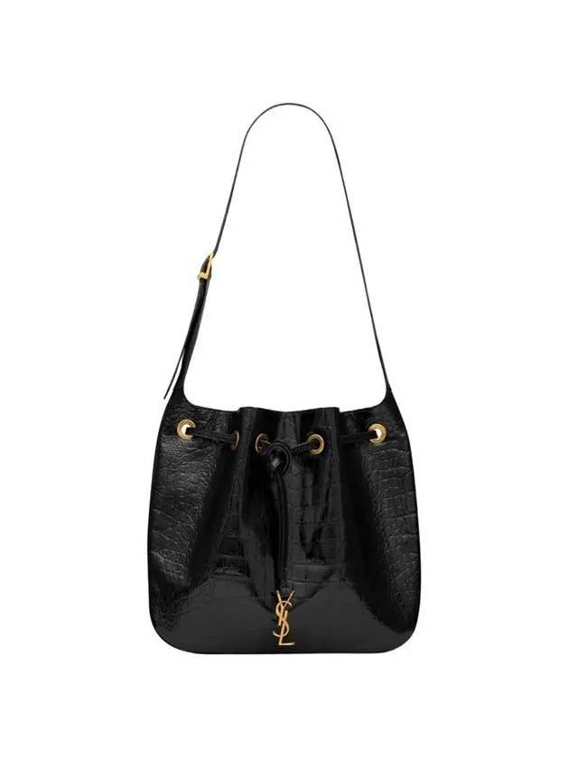 YSL Saint Laurent Luxury Trending Paris Vii Shoulder Bag Black Medium Embossed