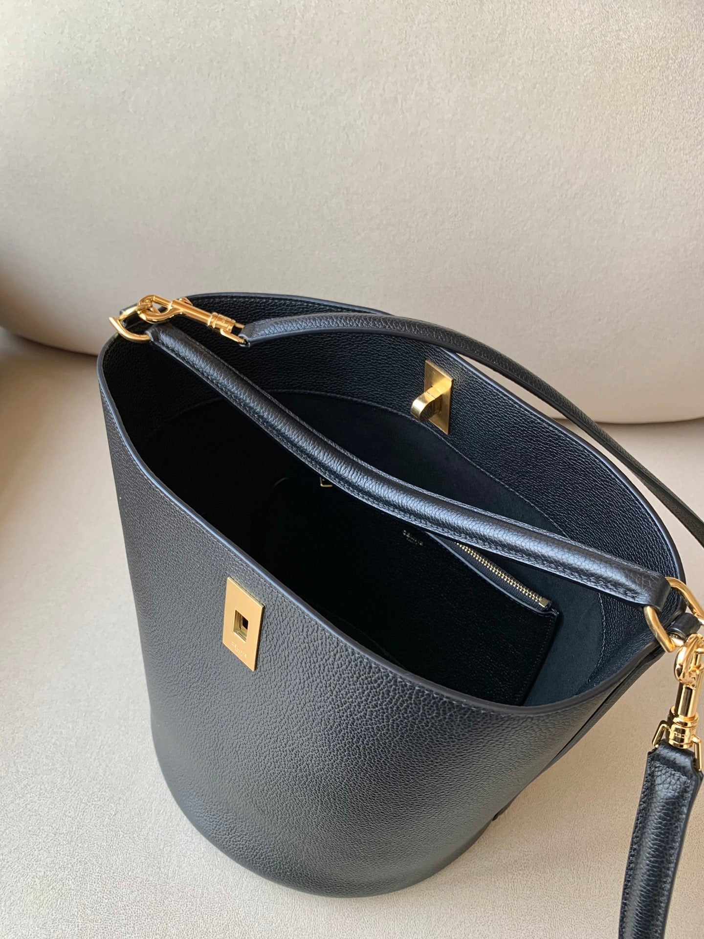 Top Quality Bag For Women 38No Black Bucket Bucket Bag