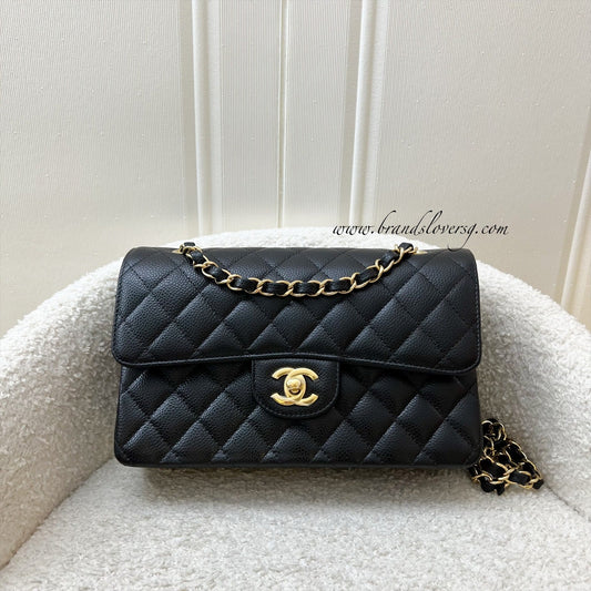 Small Classic Flap CF in Black Caviar and GHW (Model: ) Accessory Classic
