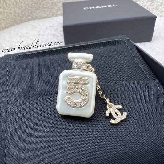 Chanel No. 5 Perfume Bottle Pin Brooch