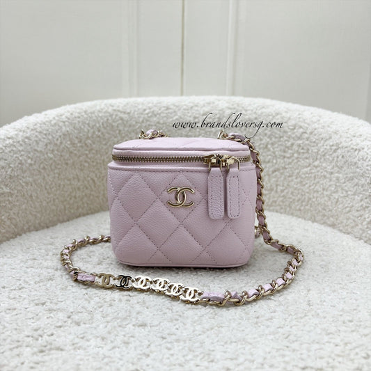 Chanel Mini Vanity in Pink Caviar and LGHW