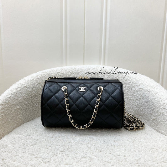 Chanel [Brand New - Local Set - 2025] Bowling in Black Caviar and LGHW (Model: ) Accessory