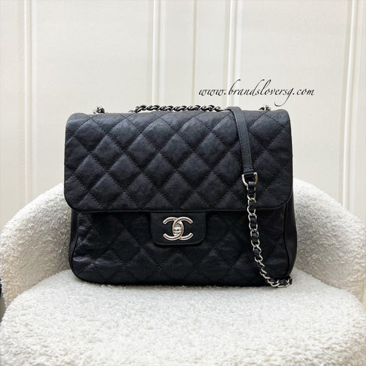 Chanel Seasonal Flap in Black Caviar and SHW (Model: ) Accessory