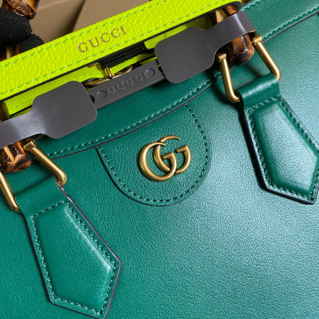 gg Diana , ’s 11in Green Small Tote Bag 11In27Cm Beaunoirrbeaunoirr