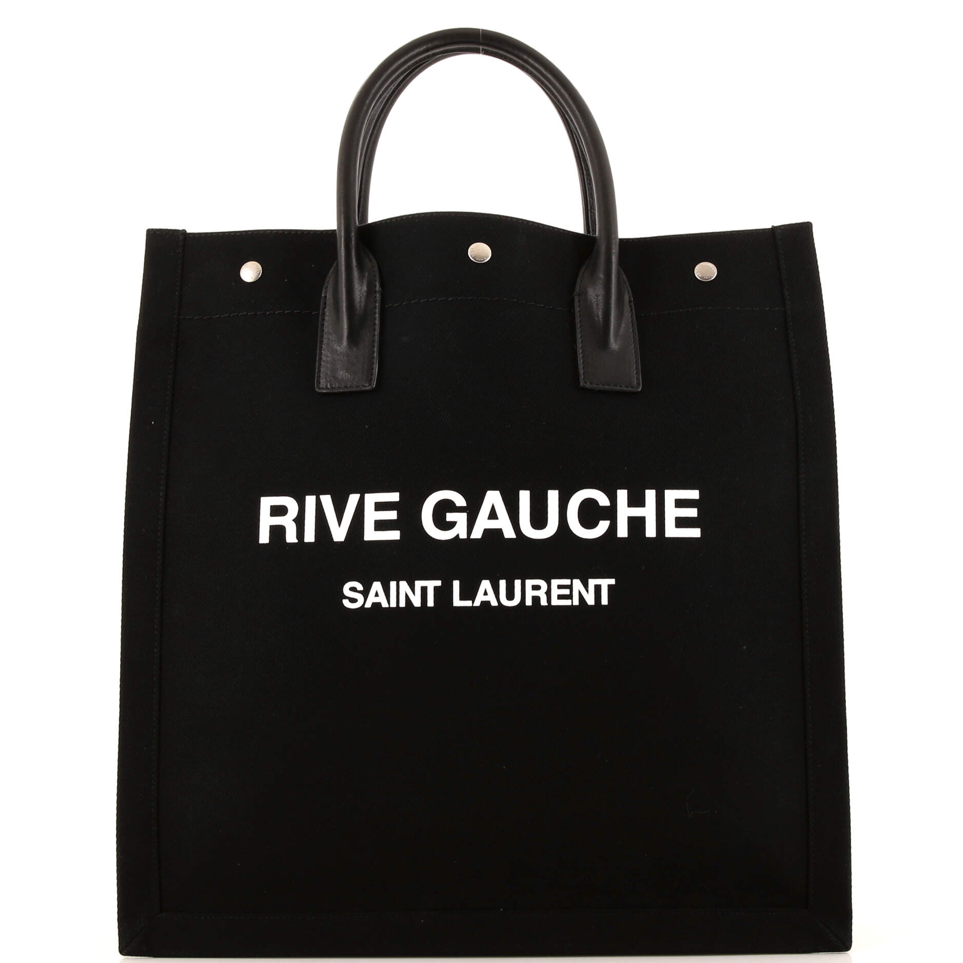 YSL Saint Laurent Luxury Trending Rive Gauche Shopper Tote Tall Canvas Tote Bag Canvas Tall 2