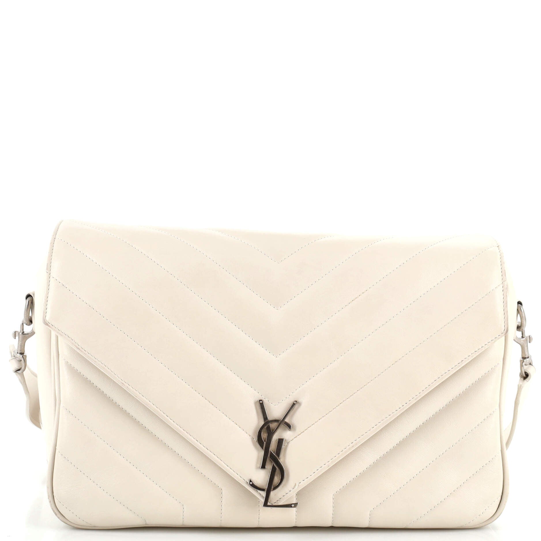 YSL Saint Laurent Luxury Trending Loulou Convertible Shoulder Bag Chevron Leather Matelasse