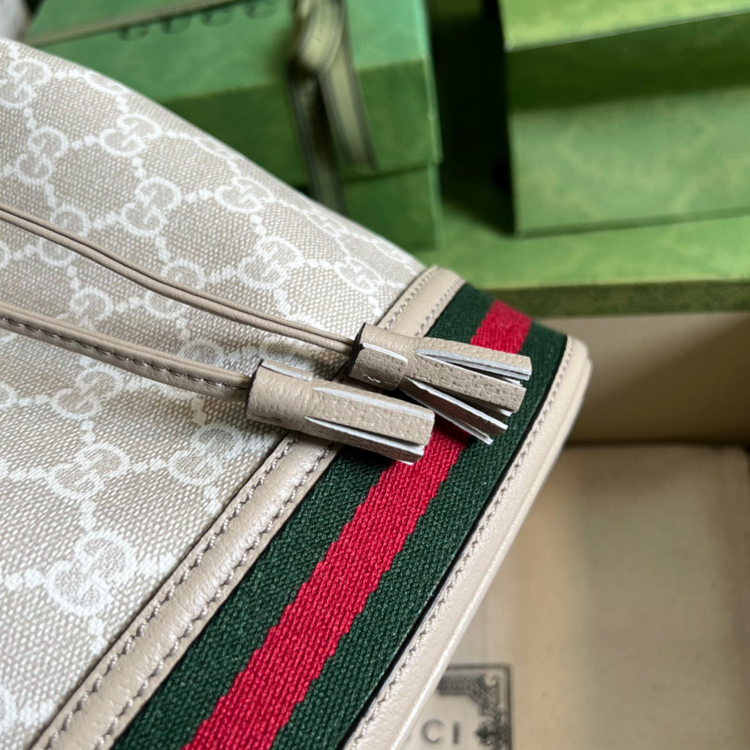 gg Ophidia gg , ’s White Small Bucket Bag