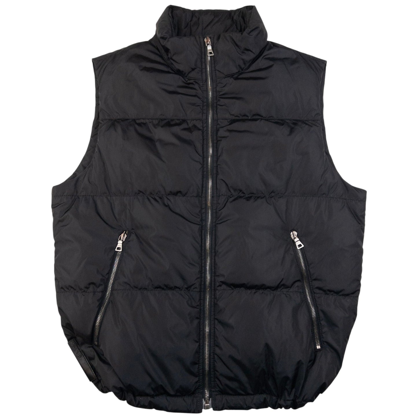 Prada Handbag Sport Up Puffer Gilet Black Zip