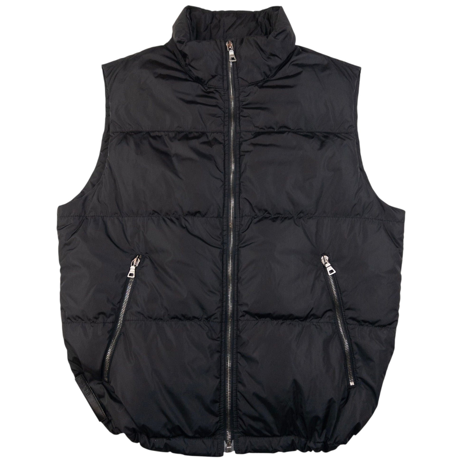 Prada Handbag Sport Up Puffer Gilet Black Zip