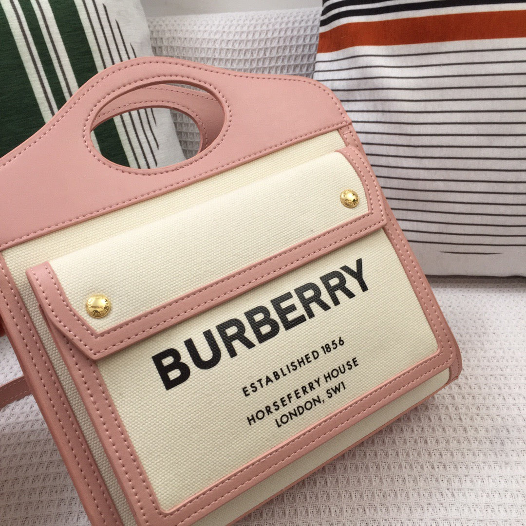 Top Quality Two Tone And Pocket Bag Canvas Mini Travel Bag