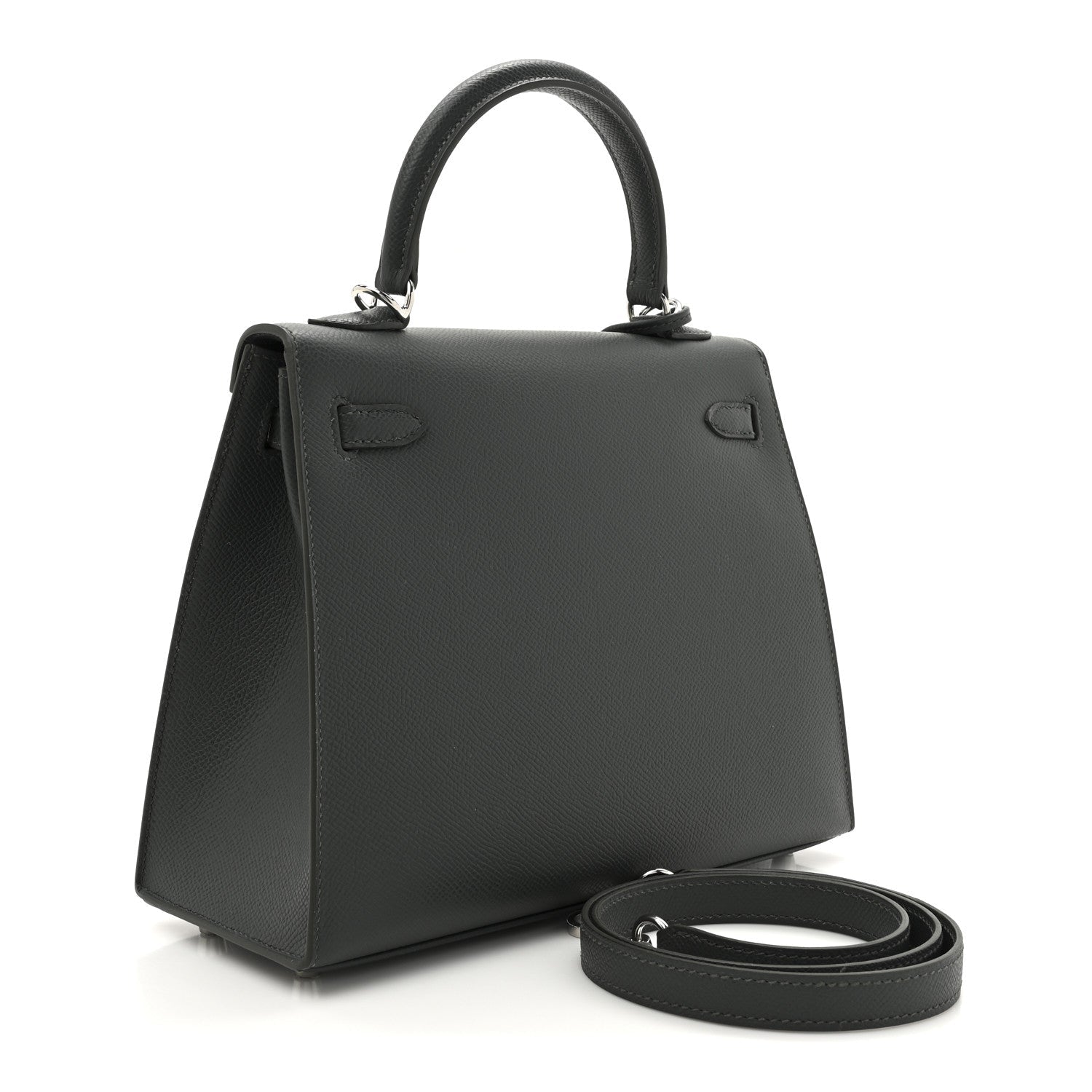 Hermes Epsom Kelly Sellier Vert Mangrove Handbag Travel Bag