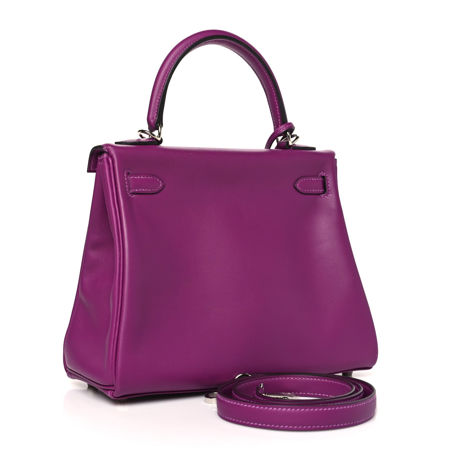 Hermes Swift Kelly Retourne Anemone Handbag Travel Bag