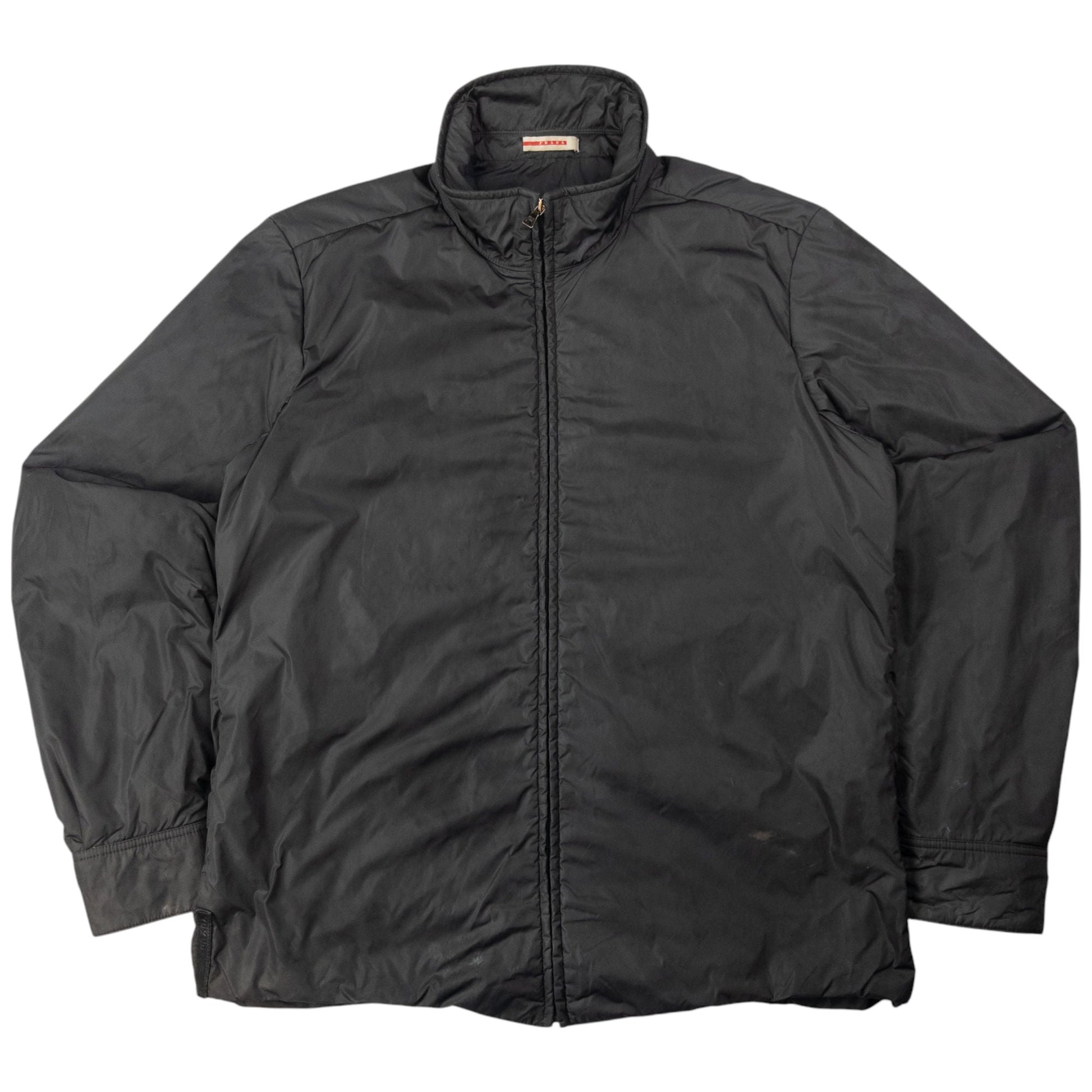 Prada Handbag Sport Up Jacket Black Zip Jacket Size Xl