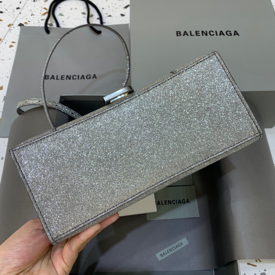 Top Quality Hourglass Handbag In Grey For Small Travel Bag