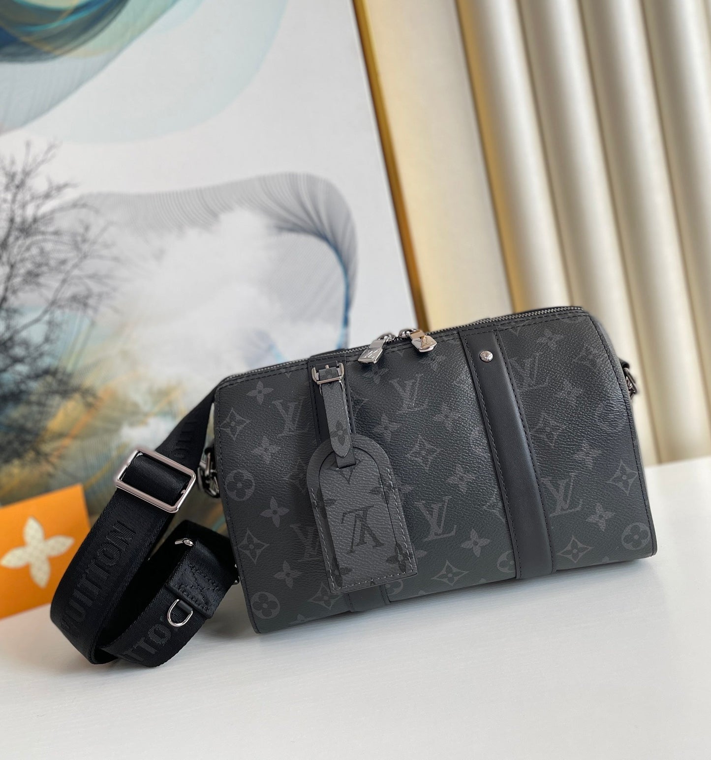 Top Quality City Keepall Eclipse Eclipse Reverse Monogram Crossbody Bag