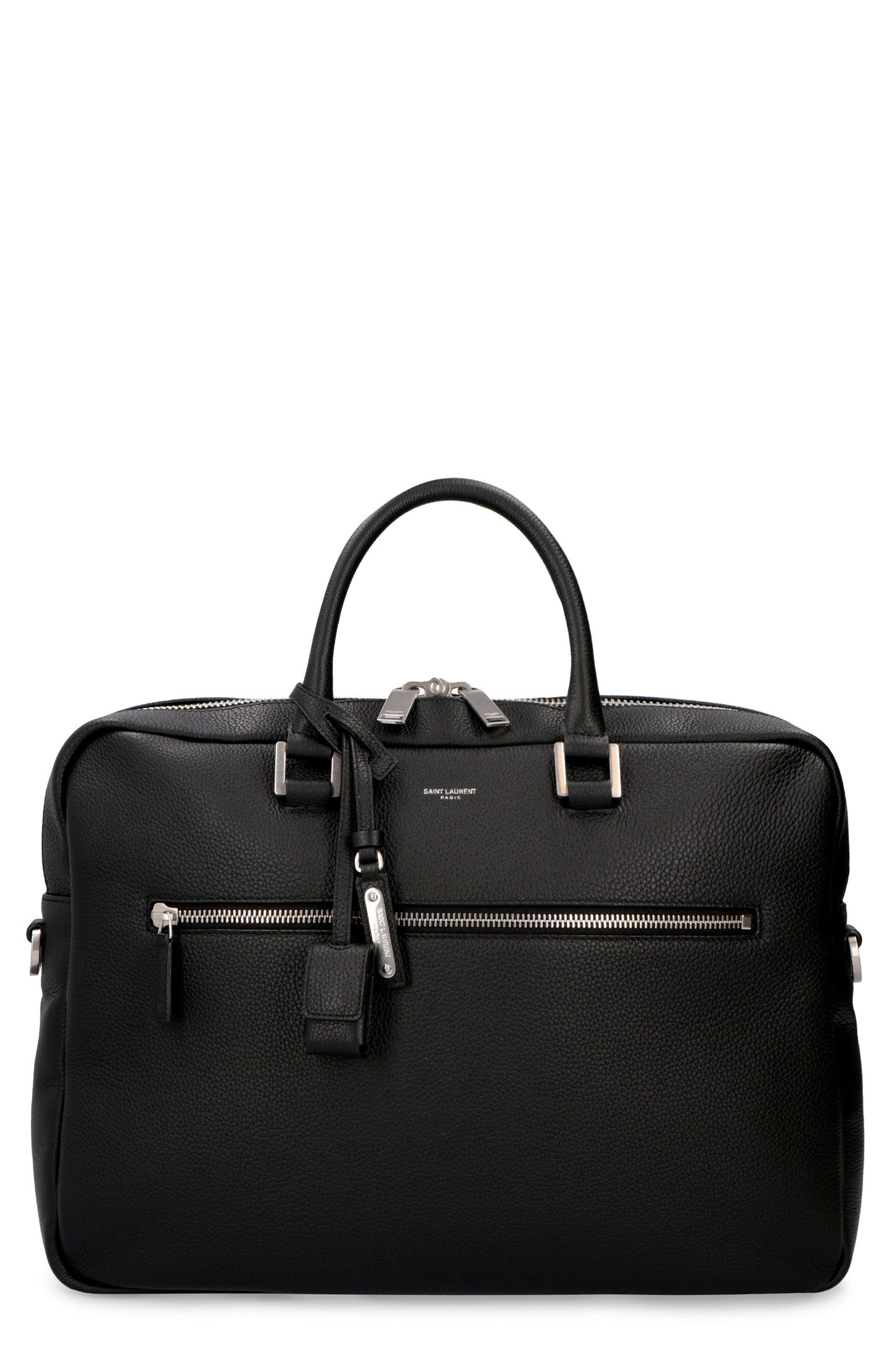YSL Saint Laurent Saint Laurent Trending Men Briefcase In Size Leather Black Travel Bag