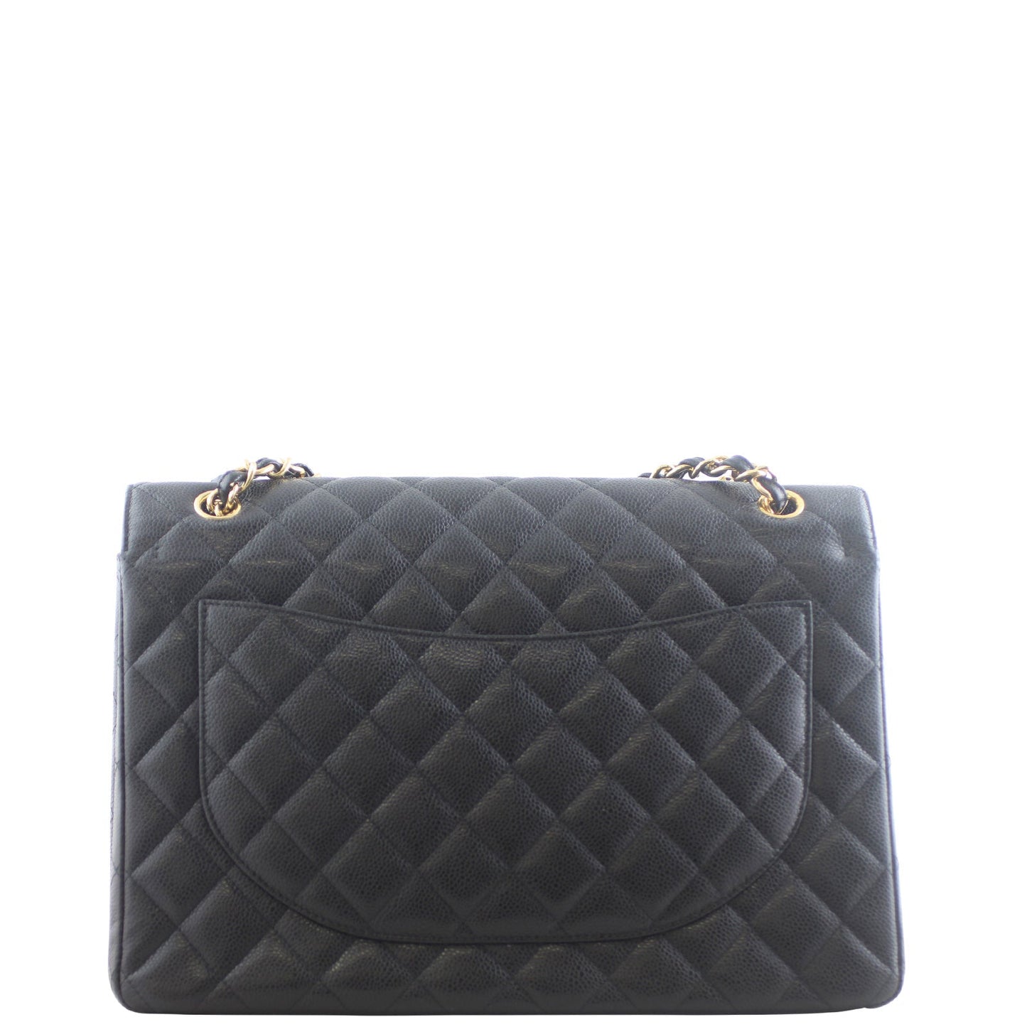 Chanel Classic Double Maxi 16 Series Handbag Black Flap