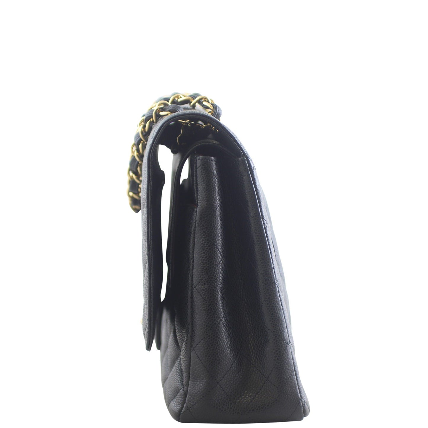 Chanel Classic Double Maxi 16 Series Handbag Black Flap