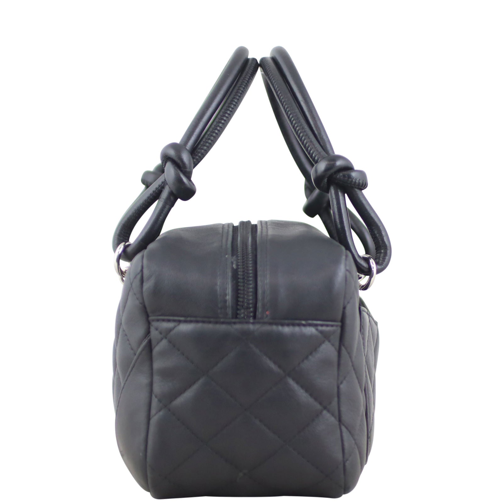 Chanel Cambon Bowler Handbag Quilted Mini Mini Bag