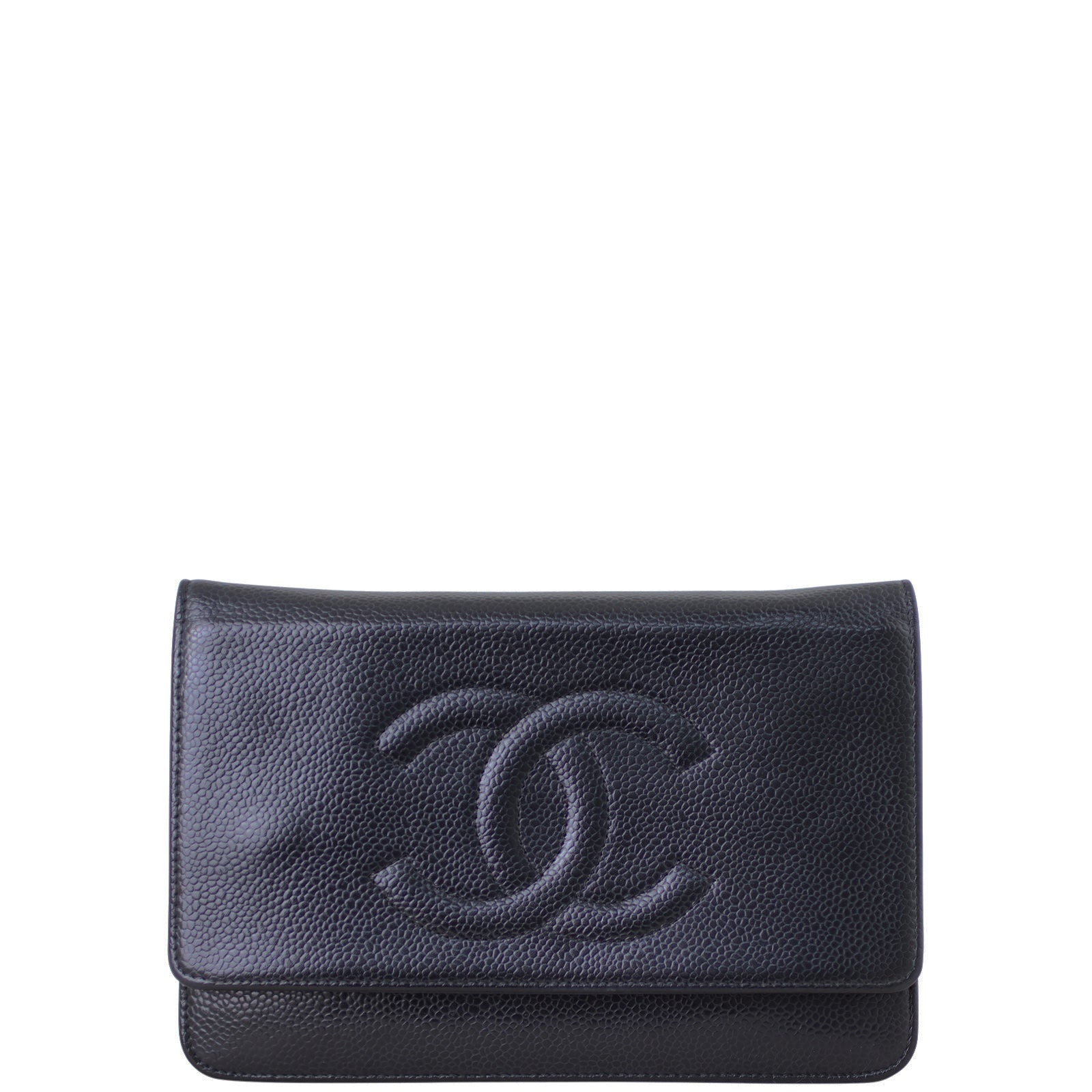 Chanel Timeless Wallet on SHW Handbag Black Chain