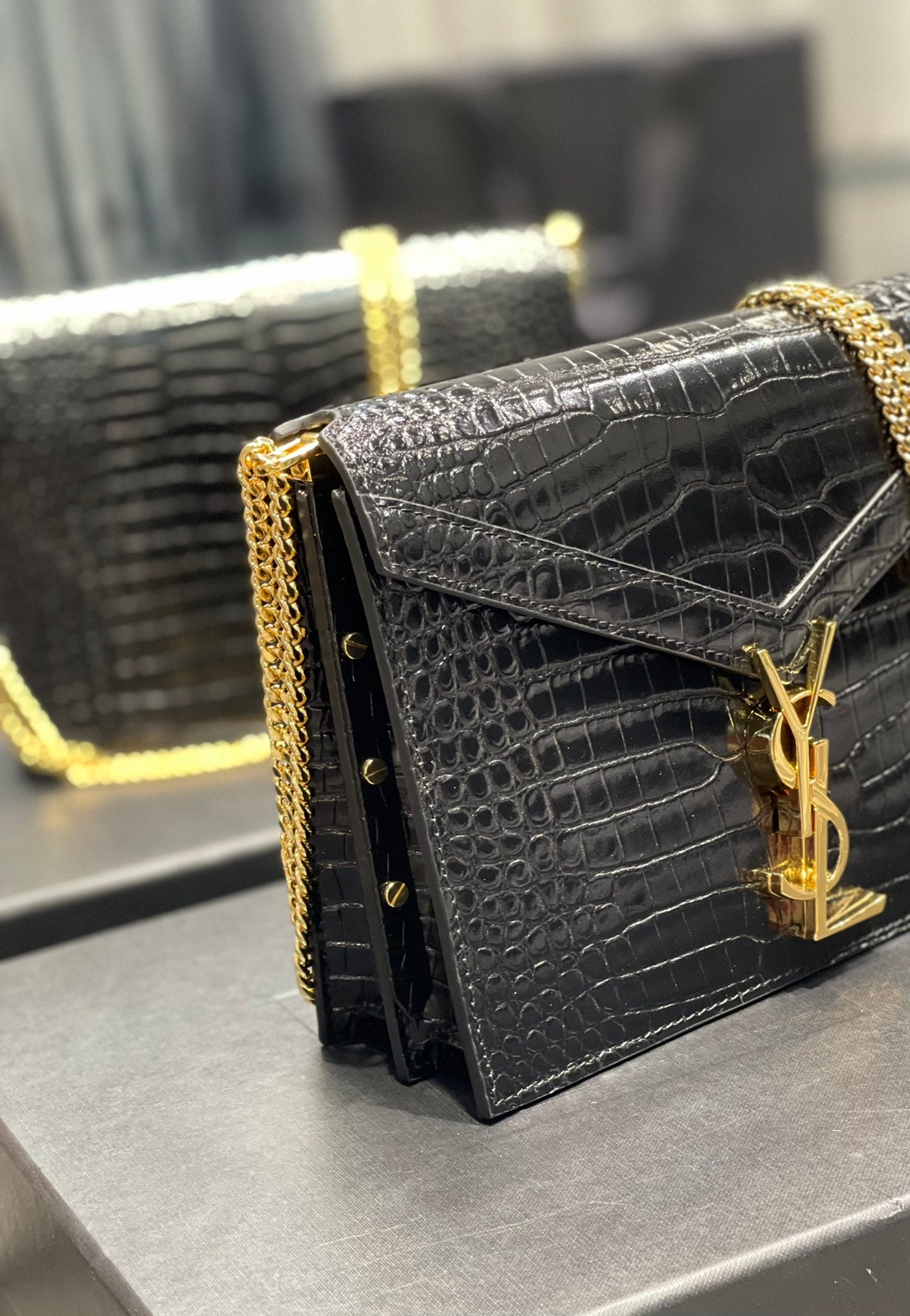 YSL Saint Laurent Cassandra Handbag Chain Travel Bag