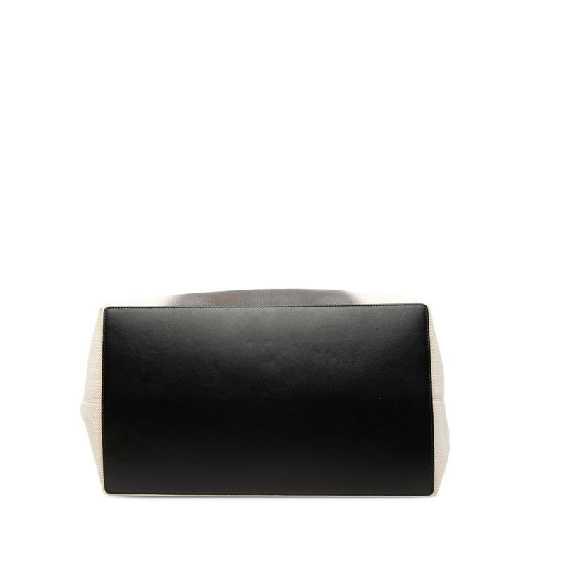 Dior Toujours 2Way Bag Leather Canvas Large Travel Bag