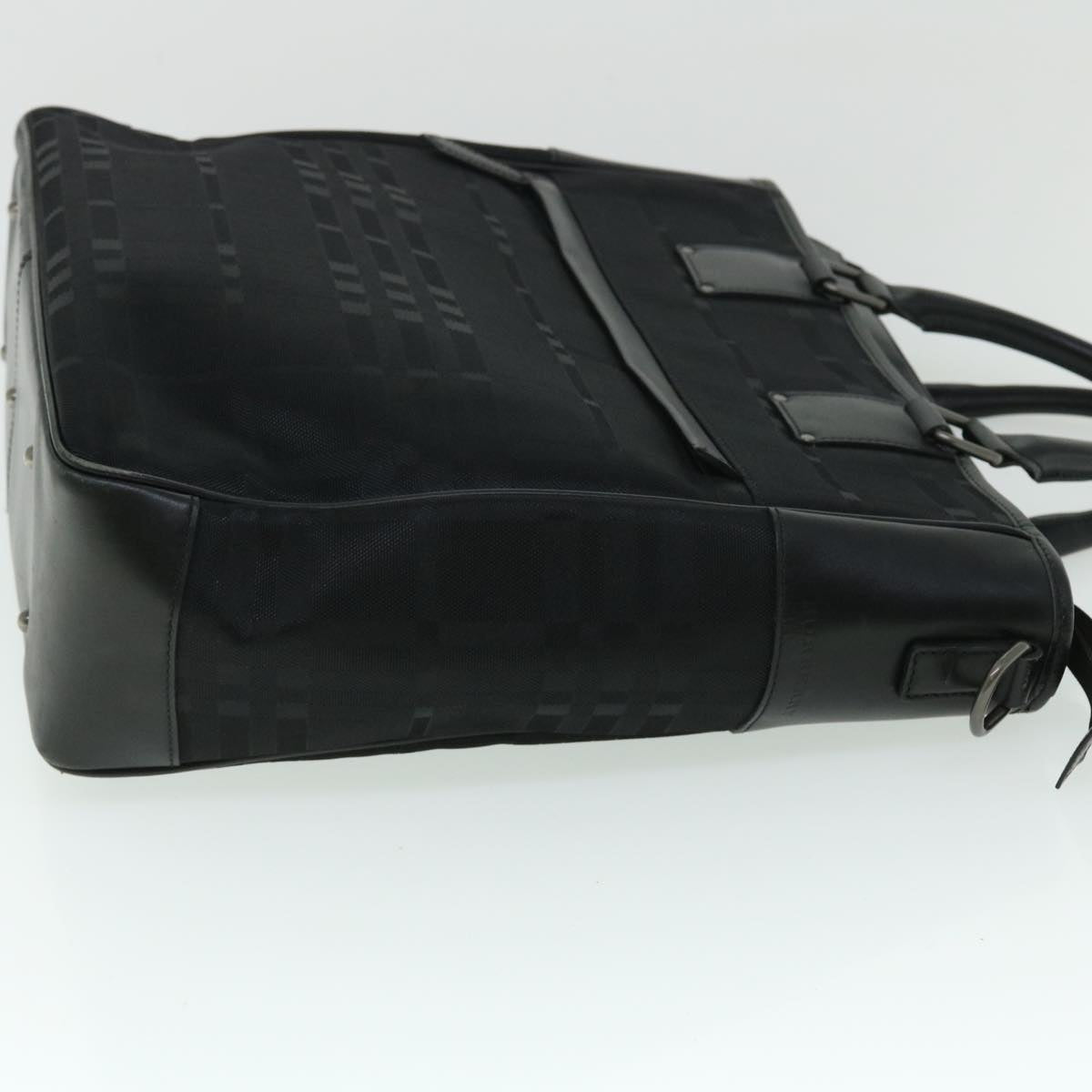 Burberry Luxury Tote Bag Auth Ep1588 Canvas Black