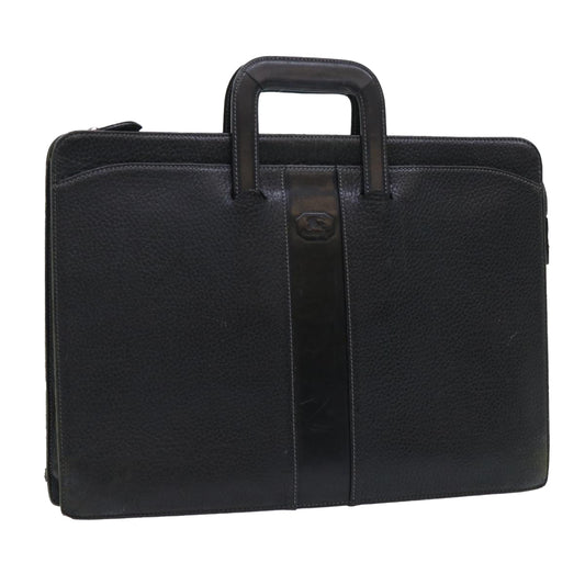 Burberry Luxury ss Hand Bag Auth Ep1643 Leather Black Travel Bag