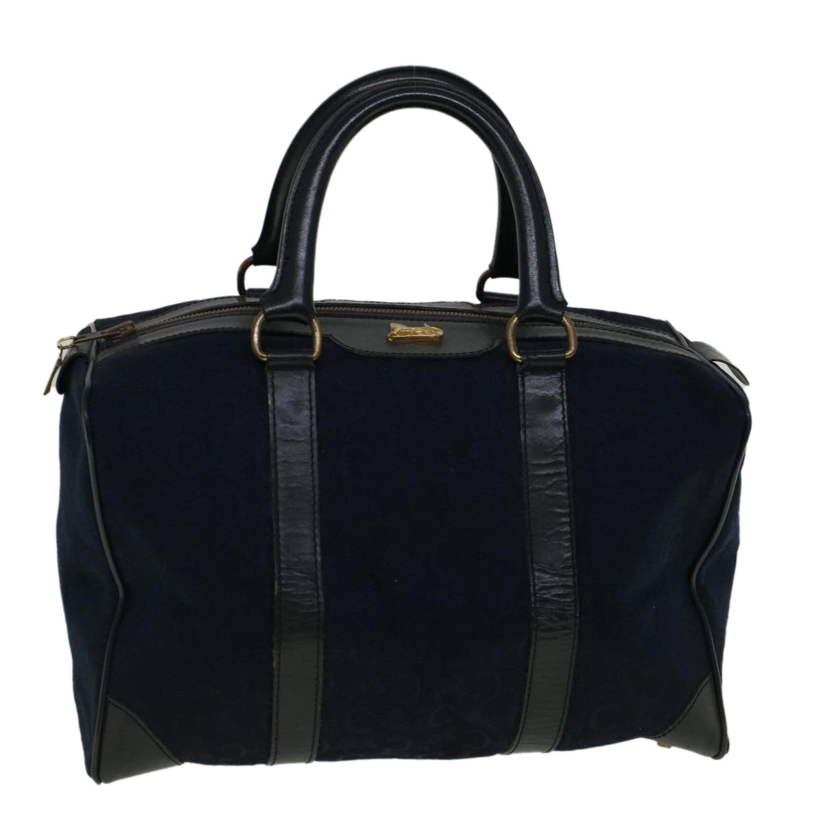 Luxury C Macadam Boston Bag Navy Ep Canvas Travel Bag