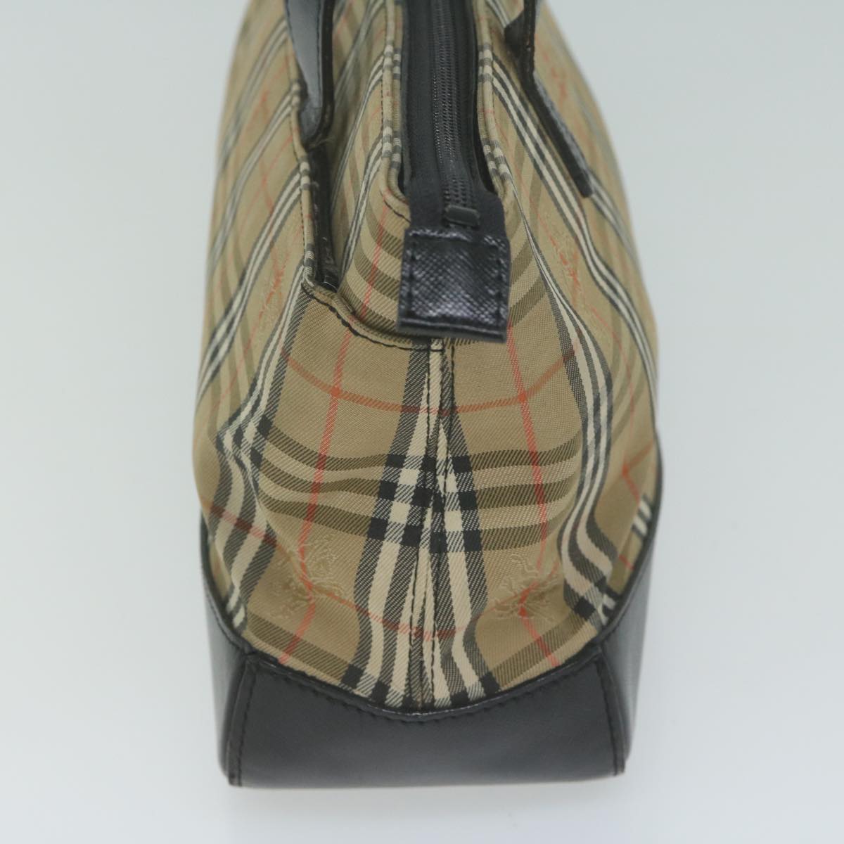Burberry Luxury ss Nova Check Hand Bag Auth Ep3023 Canvas Beige Travel Bag