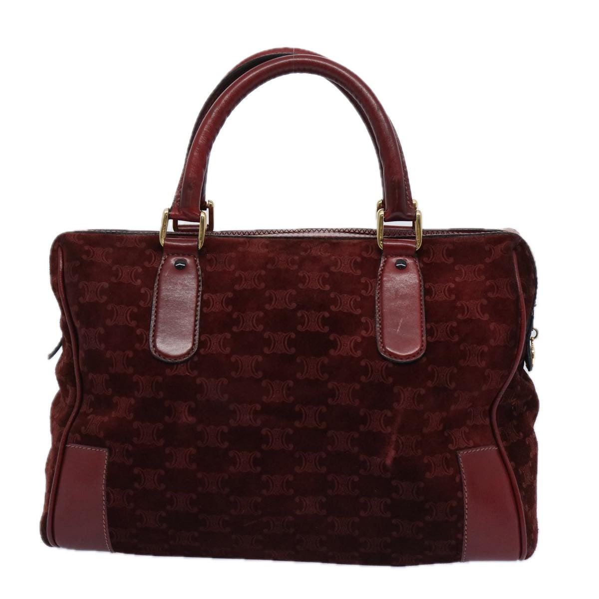 Luxury Macadam Boston Bag Ep Canvas Red Travel Bag