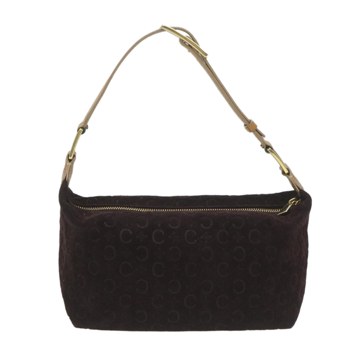 Luxury C Macadam Shoulder Bag Purple Ep Canvas