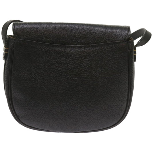 Burberry Luxury ss Shoulder Bag Auth Ep3585 Leather Black
