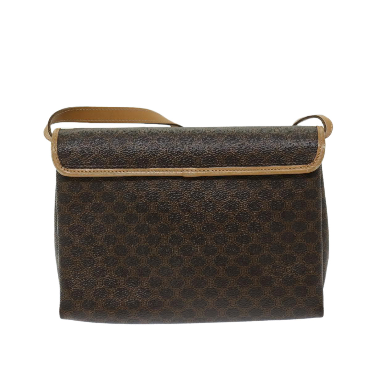 Luxury Macadam Shoulder Bag Pvc Ep Canvas Brown