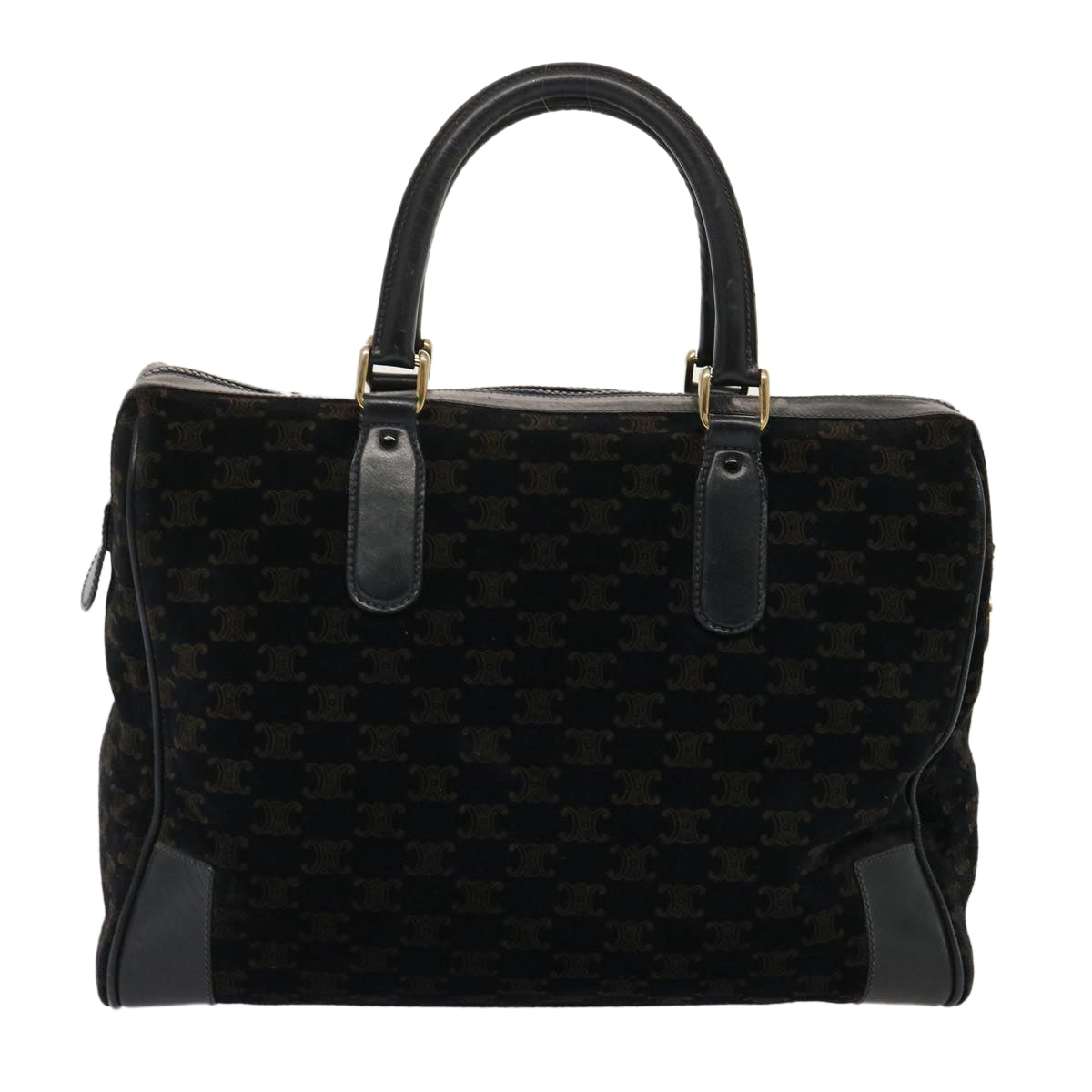 Luxury Macadam Boston Bag Ep Canvas Black Travel Bag