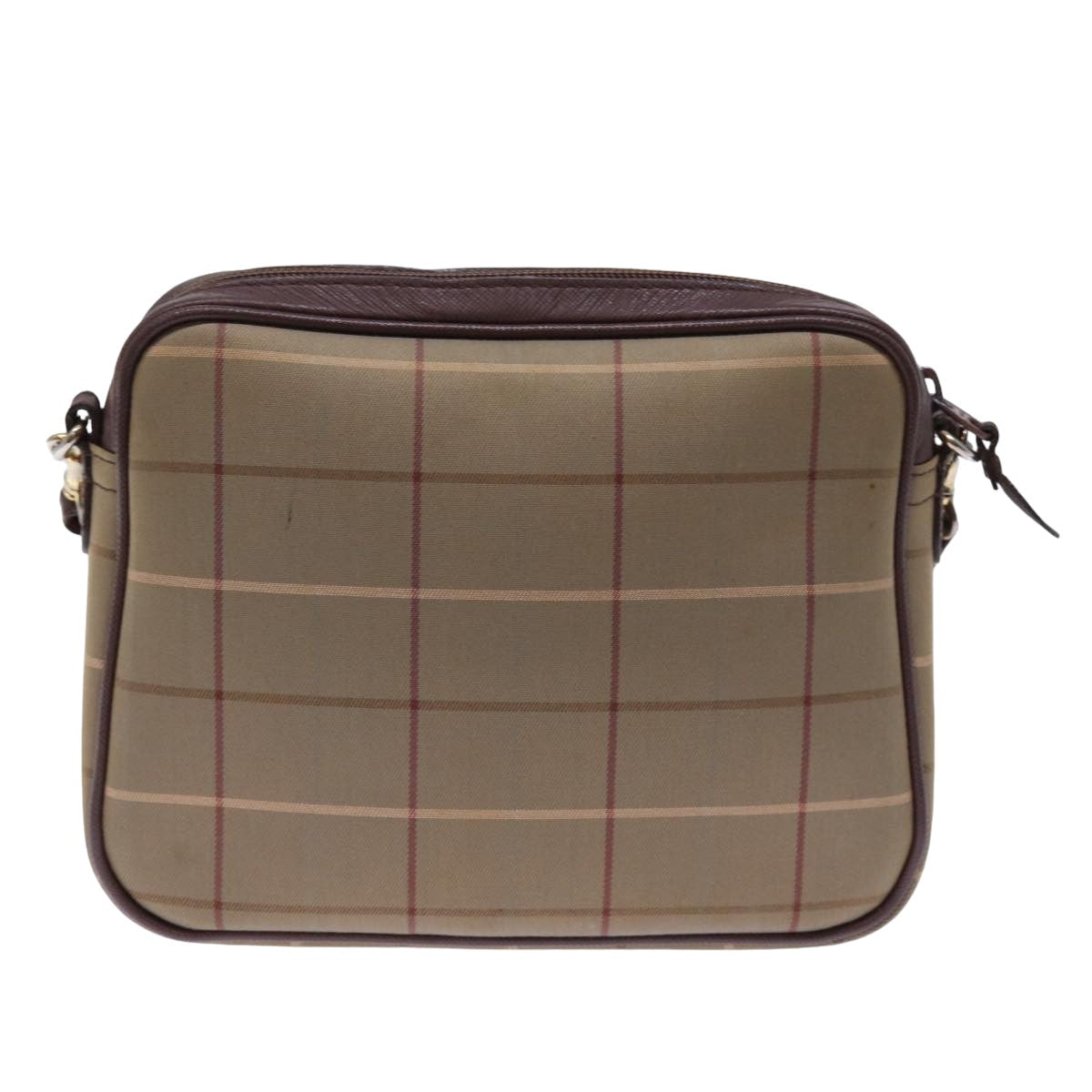 Burberry Luxury ss Nova Check Shoulder Bag Auth Ep4438 Canvas Brown