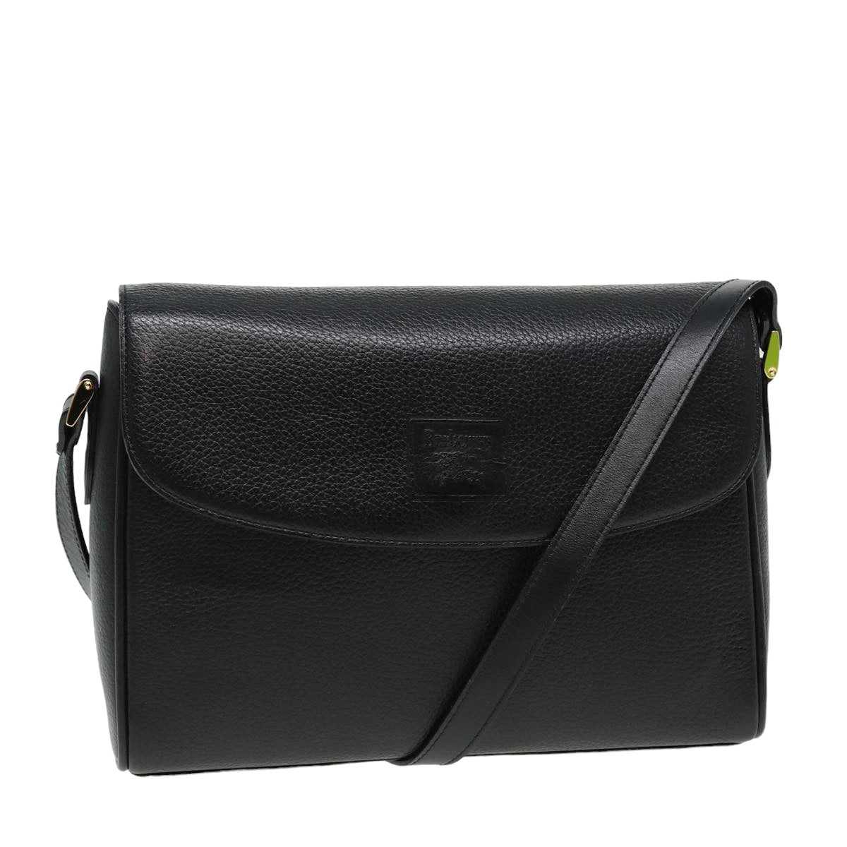 Burberry Luxury ss Shoulder Bag Auth Ep4638 Leather Black