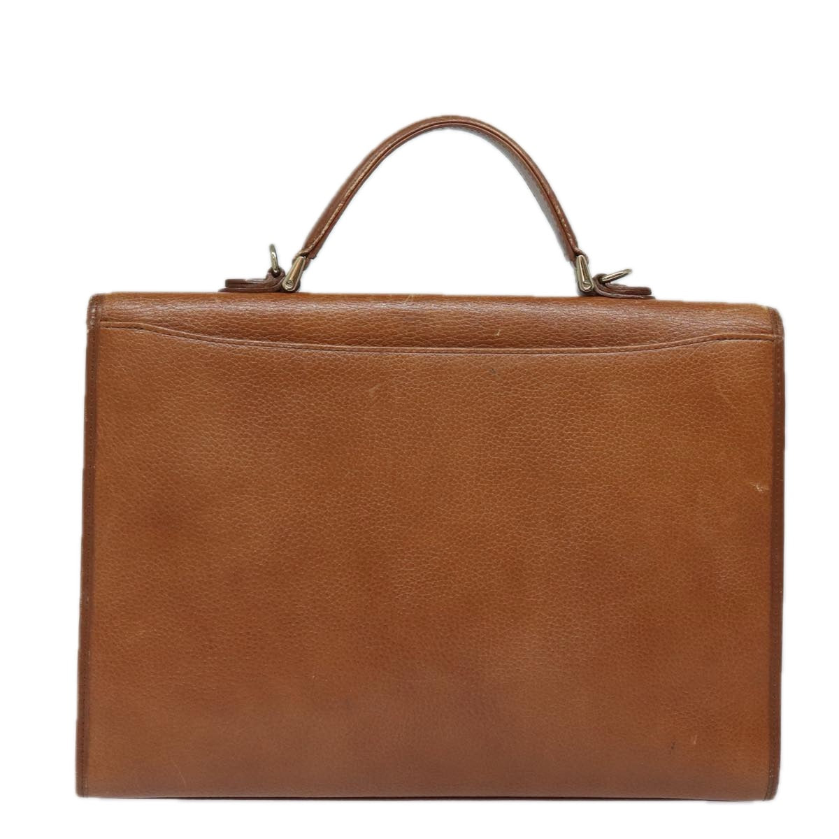 Burberry Luxury ss Hand Bag 2Way Auth Ep4729 Leather Brown Travel Bag