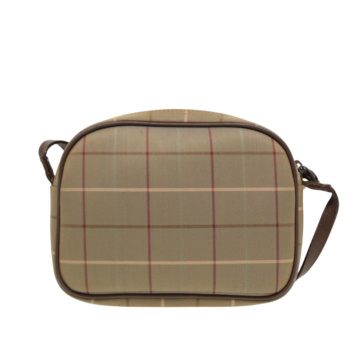 Burberry Luxury ss Nova Check Shoulder Bag Auth Ep4737 Canvas Beige