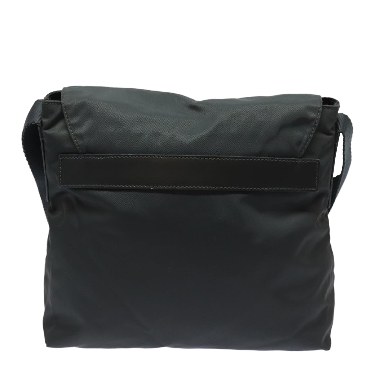 Prada Shoulder Bag Auth Nylon Gray Gray Auth Ep4816