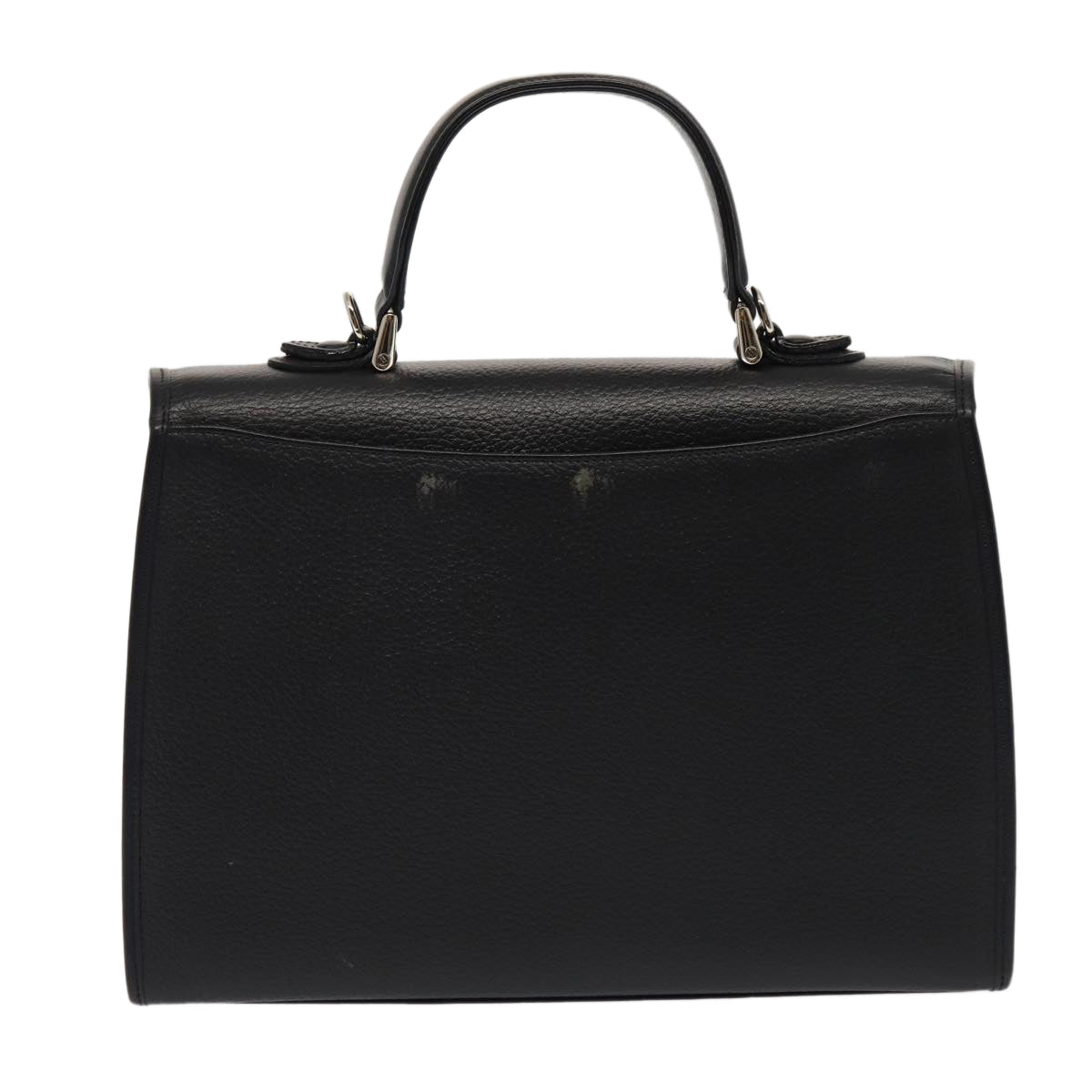 Burberry Luxury ss Hand Bag 2Way Auth Ep4940 Leather Black Travel Bag