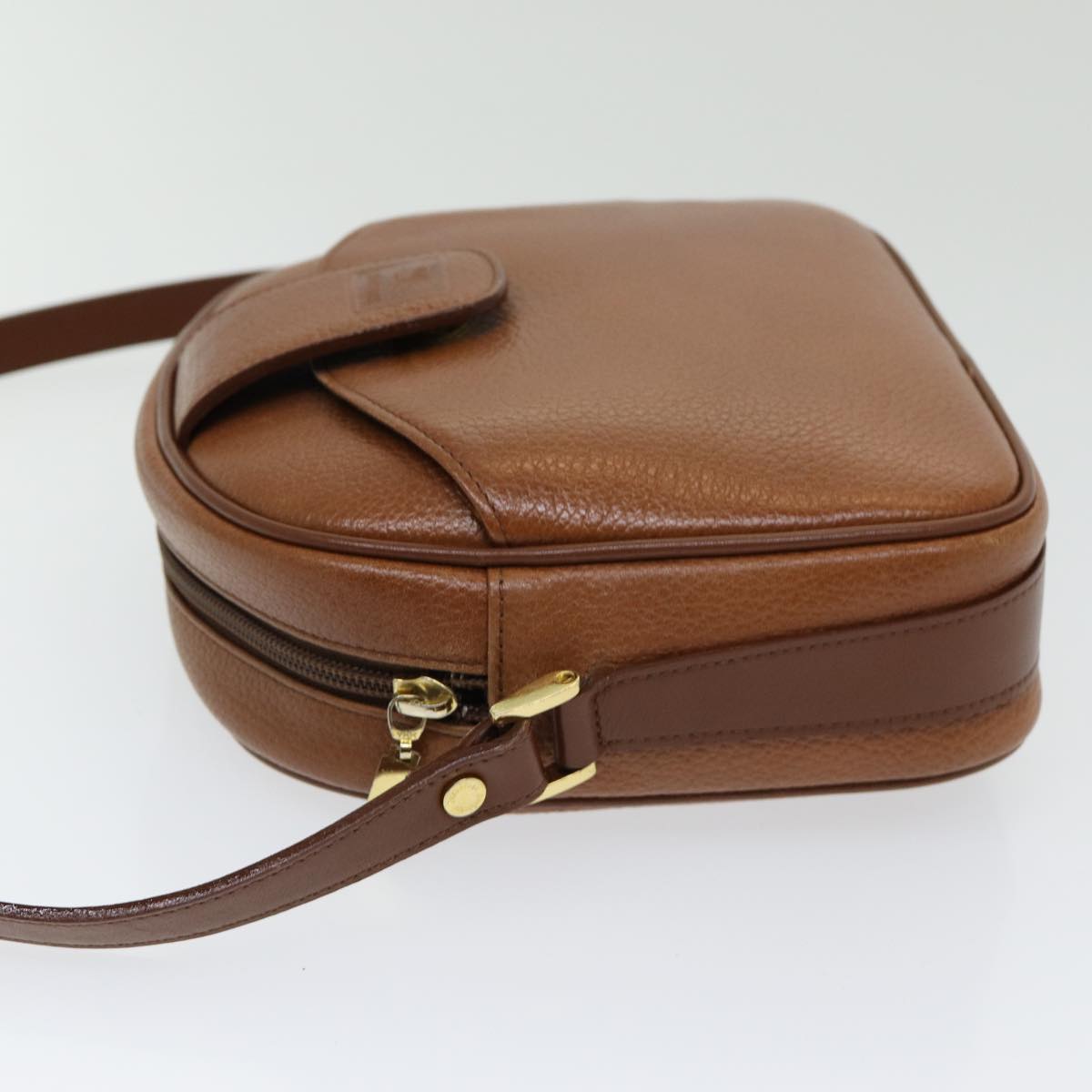 Burberry Luxury ss Shoulder Bag Auth Ep5049 Leather Brown