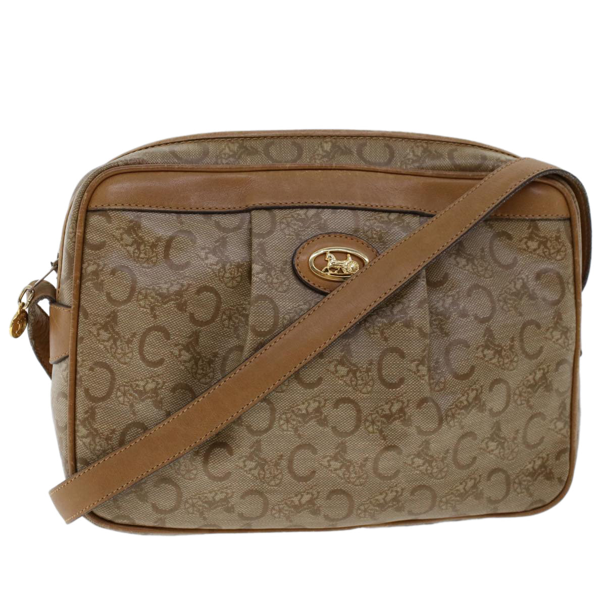 Luxury C Macadam Shoulder Bag Ep Canvas Beige
