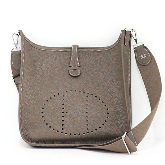 Hermes Shoulder Bag Taurillon Clemence Etope Evelyn Pm