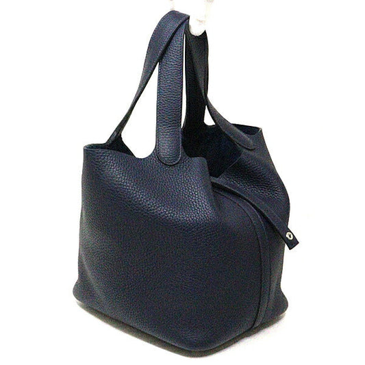 Hermes Handbag Taurillon Clemence Bruny Pico Lock Mm Tan Travel Bag
