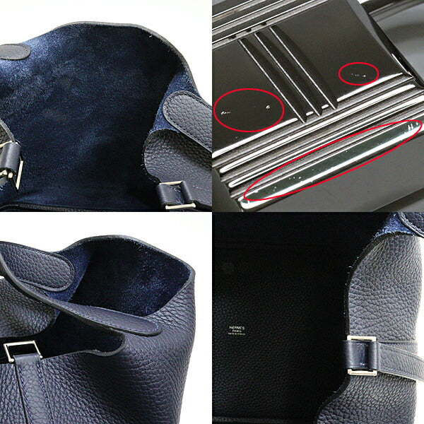 Taurillon Clemence Bruny Pico Lock Mm Tan Travel Bag